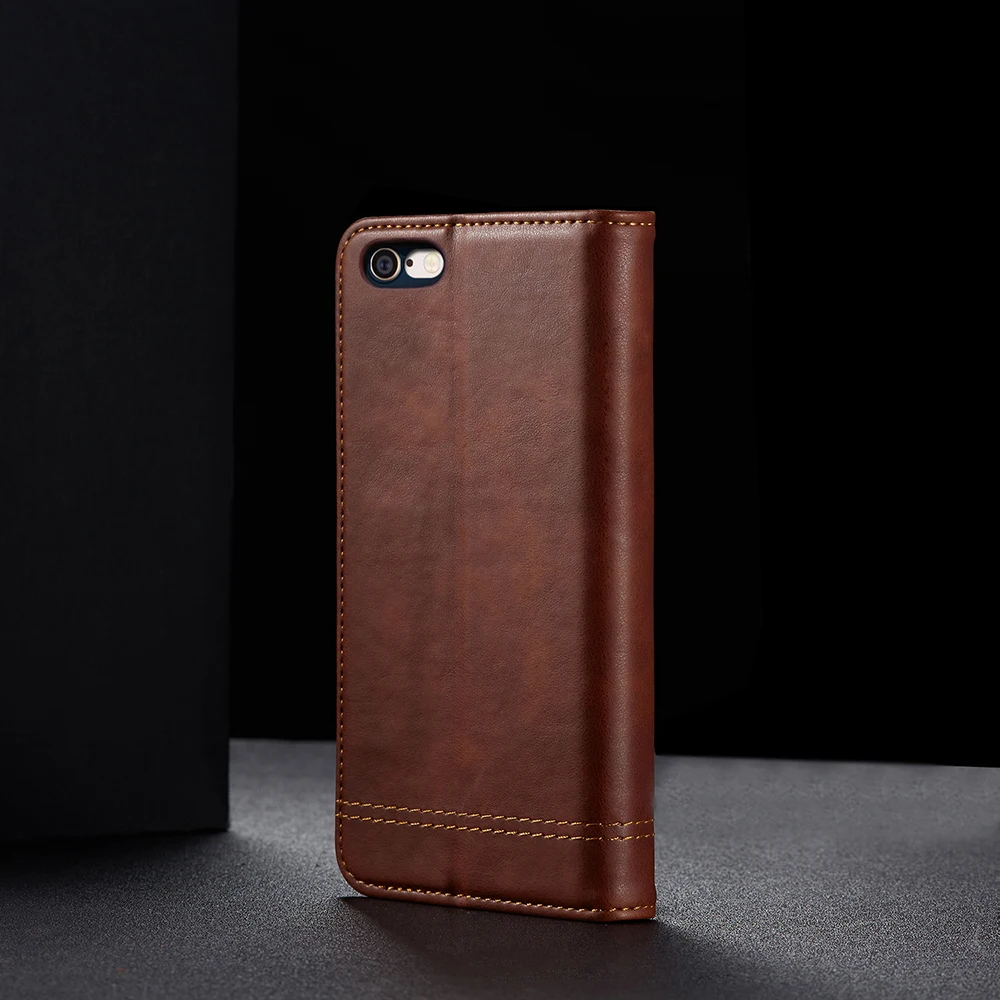 Case Cover For iphone 5 5s SE 6 7 8 Plus XR XS 11 Pro Max Case Luxury Magnet Flip Matte Leather Bag For iphone 5 S Wallet Cover
