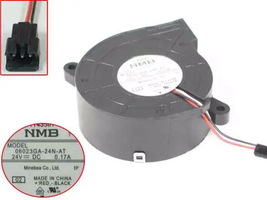 NMB-MAT 06023GA-24N-AT DC 24В 0.17A 60x60x23 мм 3-проводной Вентилятор охлаждения сервера