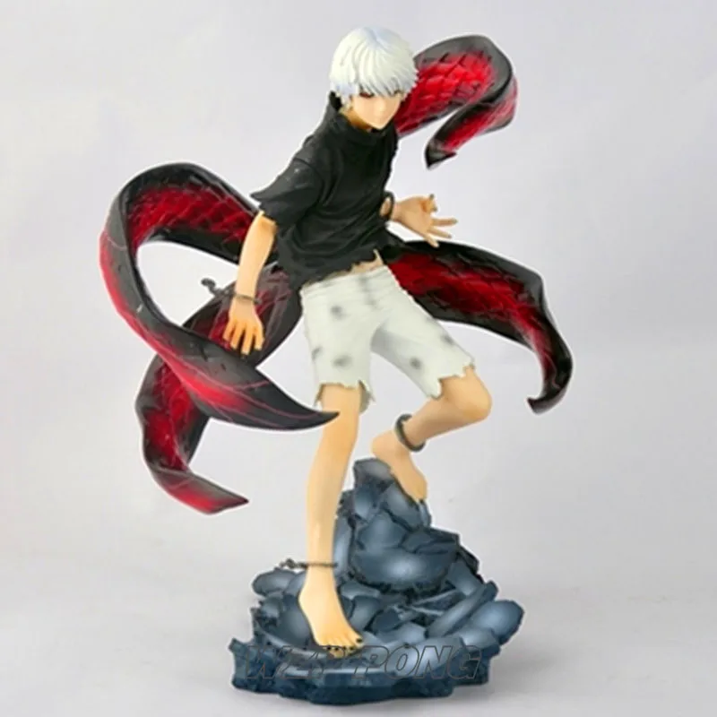 23 см аниме Токио вурдалак Kaneki Кен стоя осанка Битва ver фигурка куклы игрушечные лошадки ПВХ фигурку Коллекционная модель игрушки