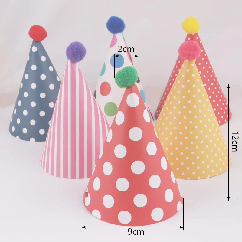 Вечерние шапки FENGRISE для дня рождения украшения детей 11 шт. аксессуары забавная