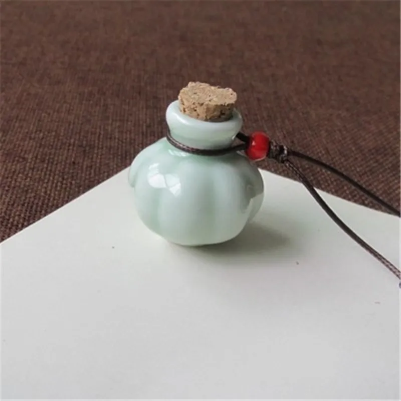 Brokenstone HOT Ceramic lovely Perfume Essence oil bottle Pendant Necklace for women jewelry trendy | Украшения и аксессуары