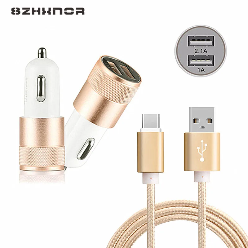 Автомобильное зарядное устройство type C usb для huawei V10 p9 p10 P20 mate 10 lite/pro Xiaomi Mi A1 6X max 2 6