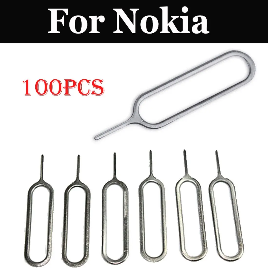 

100pcs SIM Card Tray Removal Eject Pin Key Tool For Nokia 5 3 6 2 8 7 3.1 5.1 3.1 1 2.1 8 Sirocco 6.1 7.1 6.1 7 Plus 8.1