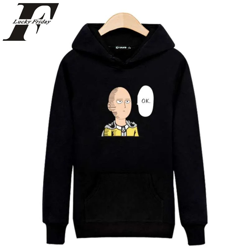 One Punch Man толстовки 2017 для мужчин горячая распродажа свитшоты худи спортивный