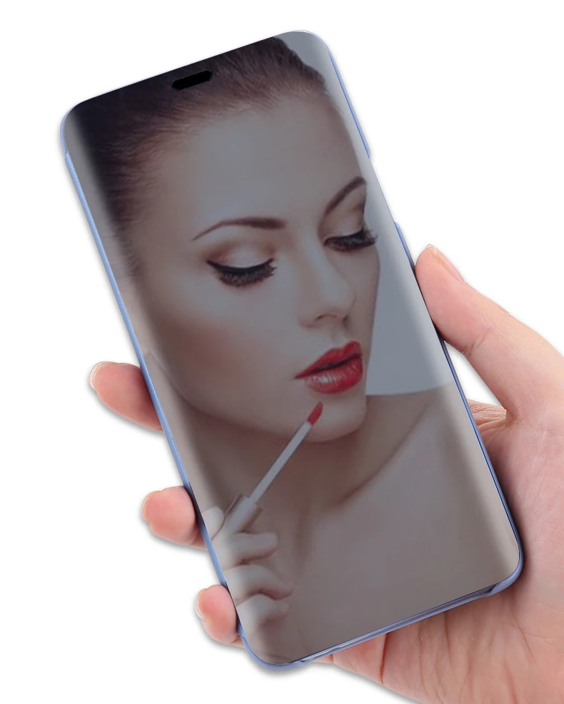 Для Samsung Galaxy S9 Plus S8 S7 Edge Note 8 зеркальный флип-чехол | Мобильные телефоны и