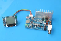 new fm 5w 76m 108mhz stereo pll fm transmitter finished board 7w max power frequency adjustable volume with lcd monitor