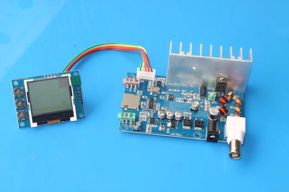 Новый FM 5W 76 M 108 MHZ Стерео PLL передатчик готовая доска 7W Максимальная мощность