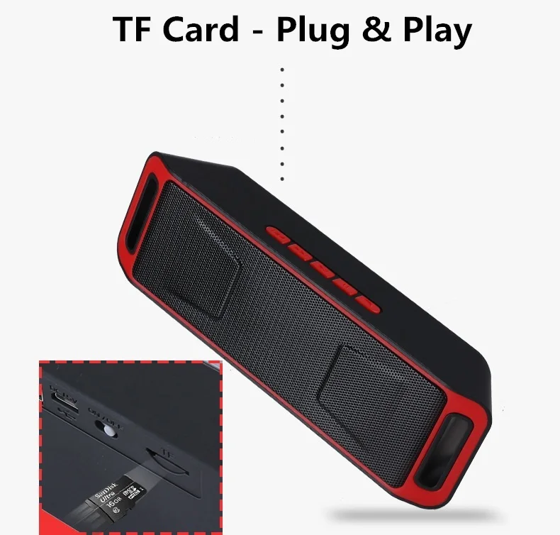 Портативный Bluetooth FM радио беспроводной динамик MP3 музыкальный плеер AM радио 3D стерео приемник наушники Поддержка AUX USB