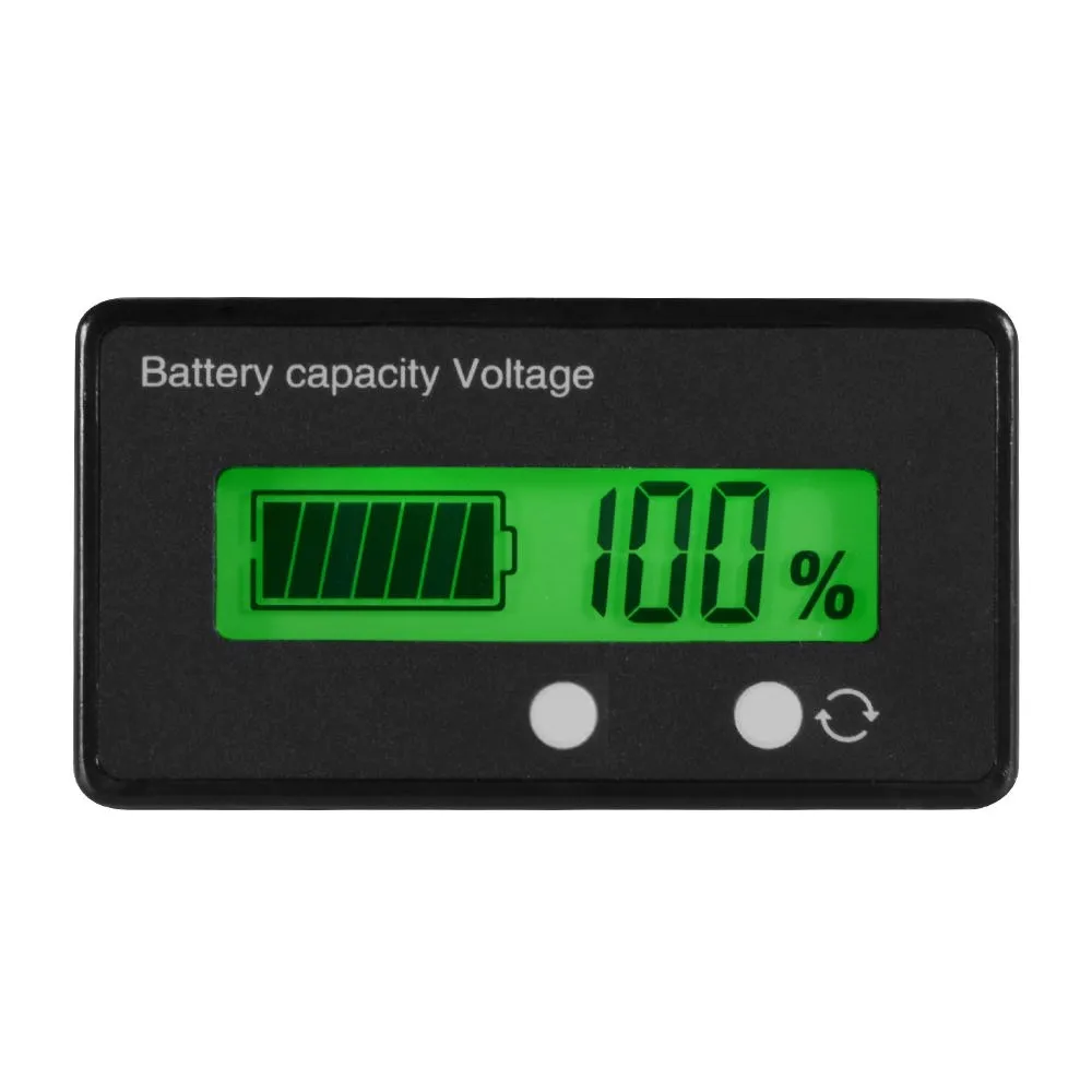 2017 цифровой автомобильный индикатор емкости батареи для свинцово кислотных 12 В 24