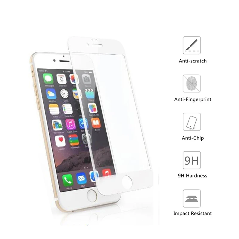 3D защитное закаленное стекло для iPhone 7 8 6s 6 plus полное покрытие защита экрана