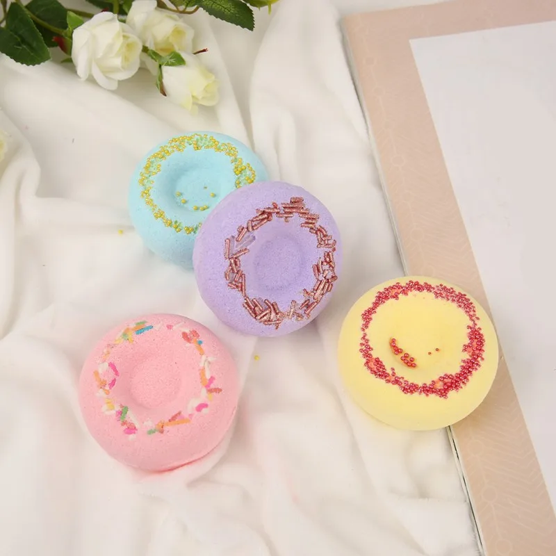 Хит продаж 4 шт. банные бомбы милый подарочный набор роскошная ванна с пузырьками