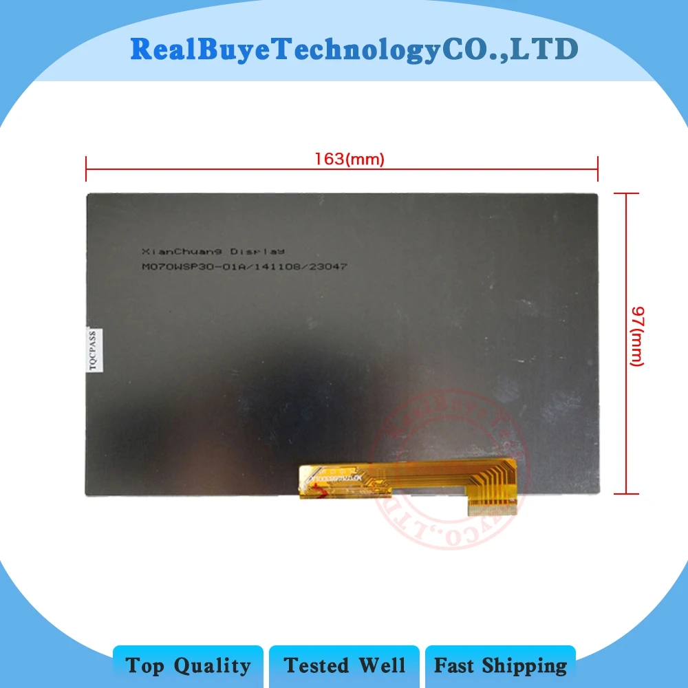 A+ 7'' inch LCD Display Matrix for DIGMA OPTIMA 7200T 3G TT7042MG Screen Panel Lens 163x97mm | Компьютеры и офис