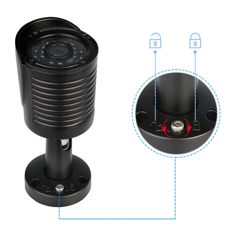 Techage 4CH 720P 1200TVL AHD Наружные камеры безопасности DVR система IR Cut ночное видение