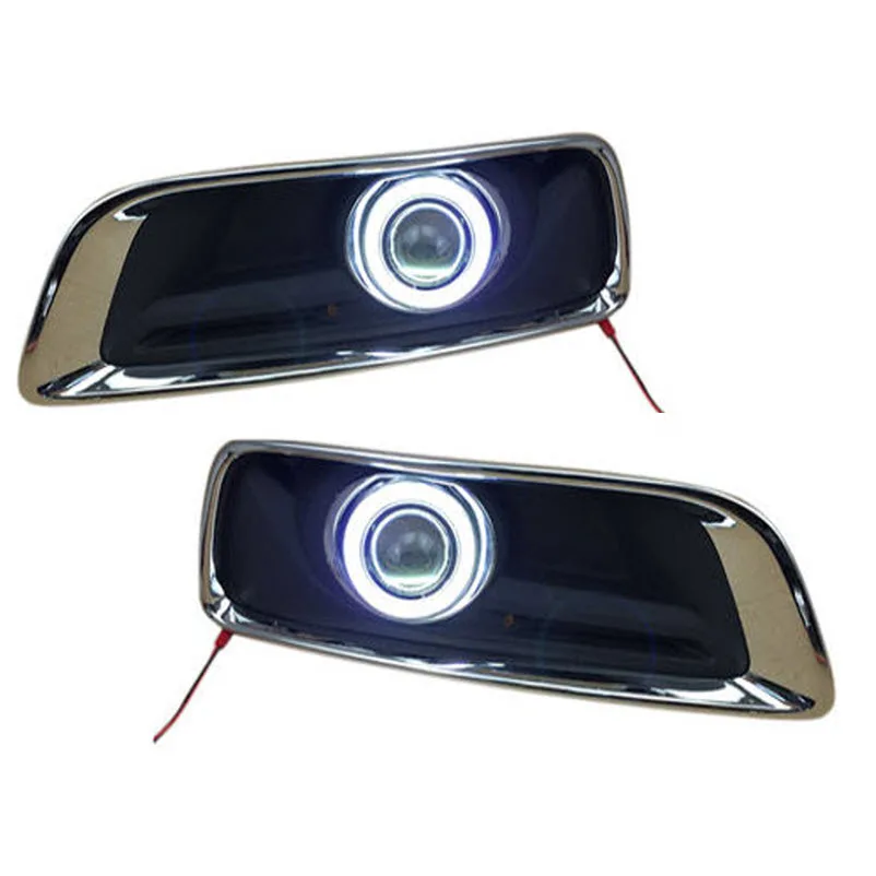 

For Chevrolet Malibu 2013 to 2016 White Angel Eyes DRL Yellow Signal Light H11 Halogen / Xenon E13 Fog Lights Projector Lens