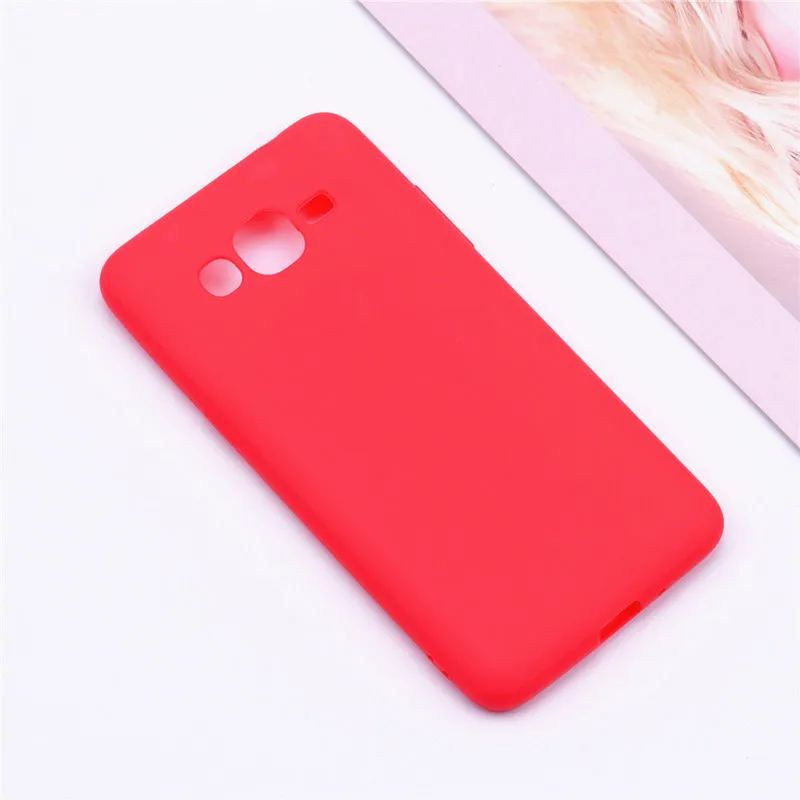 Red Чехол для samsung Grand Prime G530 G531, мягкий ТПУ чехол, силиконовый бампер для samsung Galaxy Grand Prime, чехол для телефона s - Цвет: Red