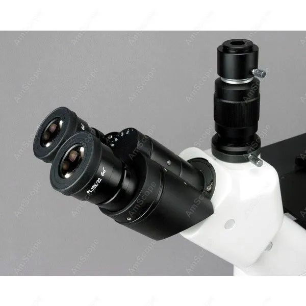 Инвертированный микроскоп Kohler Infinity Plan принадлежности AmScope 40X-1500X с камерой 5 Мп |