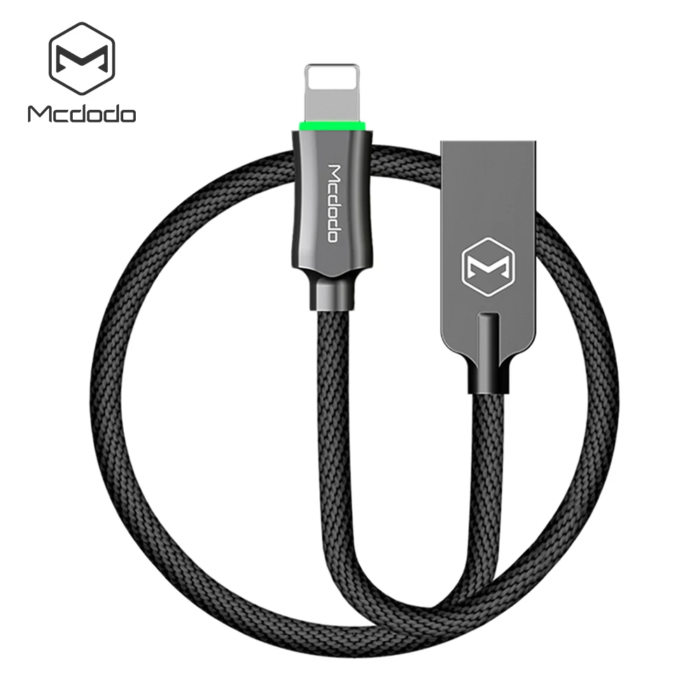 Мини зарядное устройство Mcdodo 2 1 А + usb кабель из цинкового сплава с разъемом Lightning