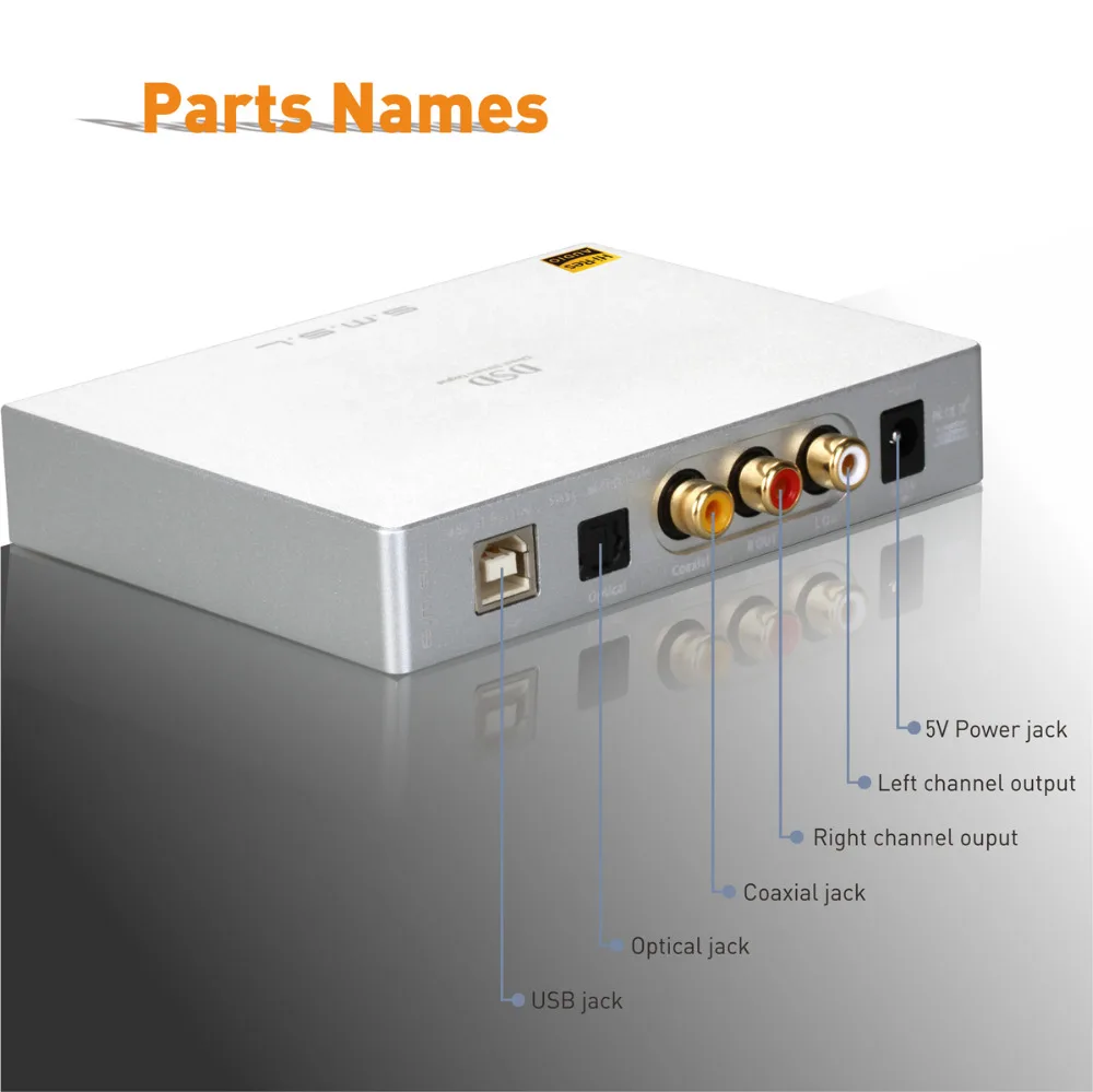 Новая версия SMSL M8A ES9038Q2M 32Bit/768 кГц DSD512 DAC USB/оптический/коаксиальный вход XMOS USB аудио