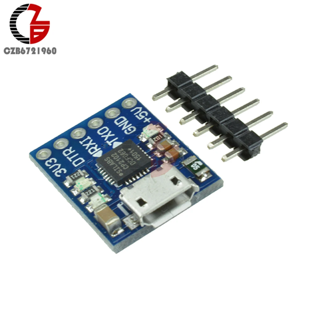 CP2102 Micro USB к UART TTL модуль 6-контактный последовательный преобразователь STC Замена