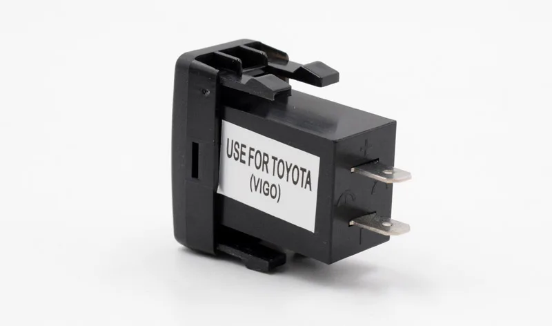 XCGaoon 5 шт. 5 в 4.2A 2 разъем USB Автомобильное зарядное устройство адаптер с светодиодный вольтметр Для TOYOTA power Преобразователь мощности