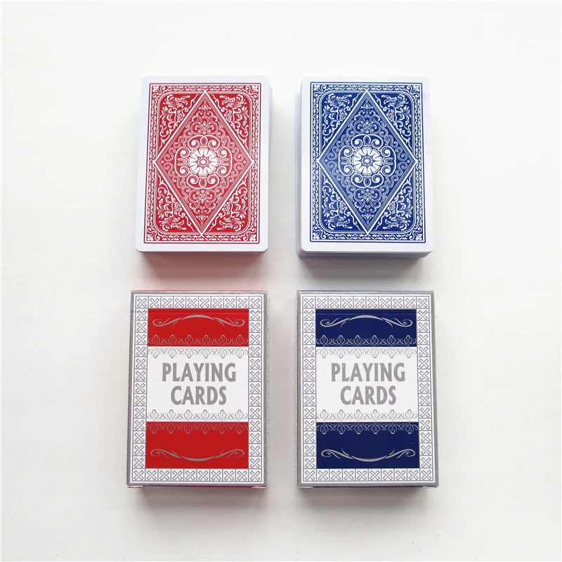 

Paper Red/Blue Regular Classic Poker set Rider Back Standard Casino bridge card size Sealed Decks Magic Playing Cards deck
