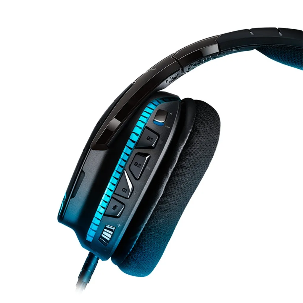 Оригинальные Проводные Игровые наушники logitech G633 RGB 7,1 с объемным звуком, микрофон, гарнитура Auriculares Con Cable 19Jul09