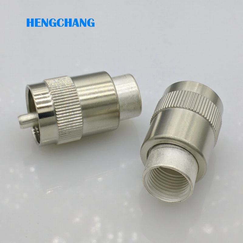 UHF PL259 штекер припой для RG8 LMR400 RG213 RG165 RG393 коаксиальный кабель переменного тока 50-7