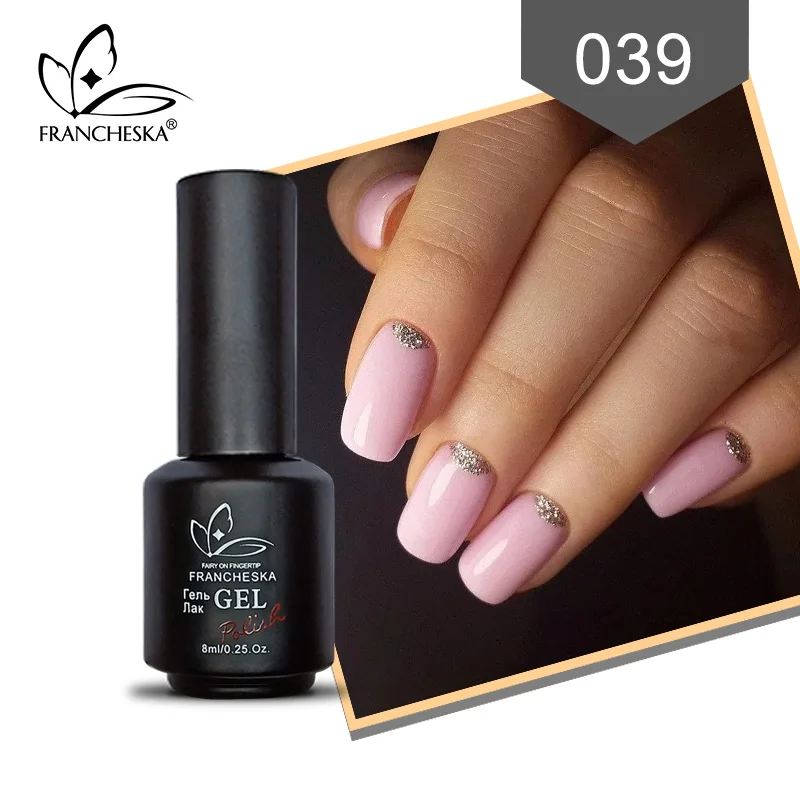 Francheska 039 Francheska гель лак для ногтей гель лак 80 цветов светодиодный УФ nagels spulletjes oje впитывающий полуперманентный Smalto для unghie Гель-лак - Цвет: Francheska 039