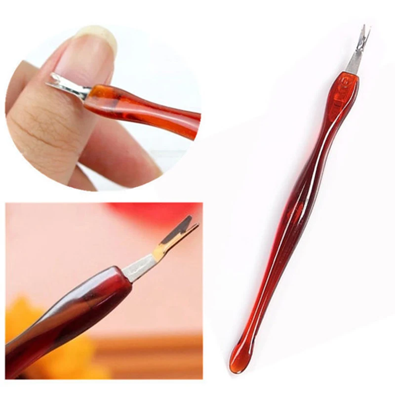 2 шт. вилка для кутикулы из нержавеющей стали | Красота и здоровье