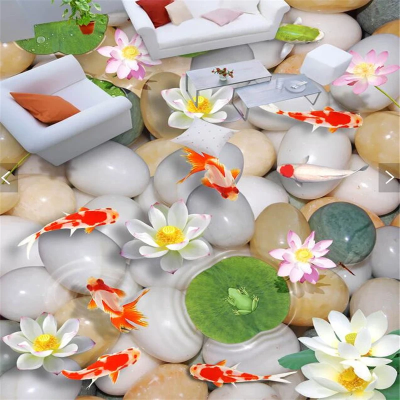 3D стереоскопические наклейки beibehang для ванной и туалета водонепроницаемые из