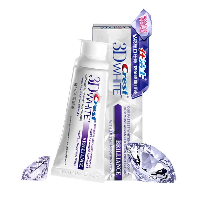 Зубная паста Crest 3D White Advanced для отбеливания зубов гигиена полости рта зубная