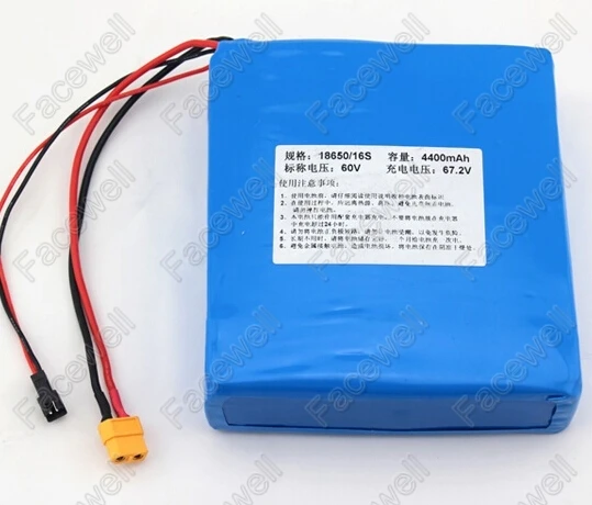 Аккумулятор для одноколесного велосипеда 60 В 350 Ач 4400 Вт 18650 мАч|60v unicycle battery|unicycle