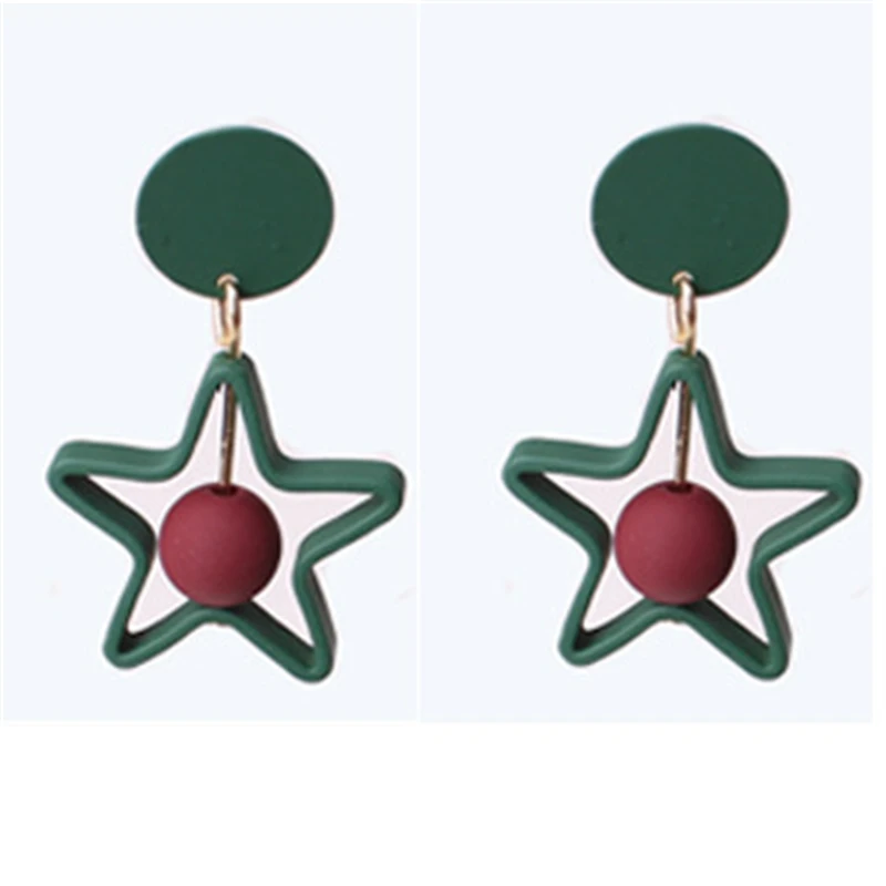 Ldscyss 2018 New Boho Star Earrings Hot Sale Multi Color Wedding Fashion Jewelry Charm Dangle Drop Earring For Women | Украшения и