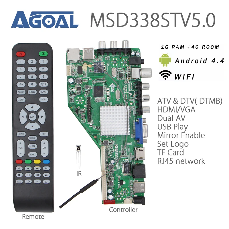 Модуль оперативной памяти MSD338S TV 5 0 1 Гб + 4 интеллектуальная беспроводная сетевая