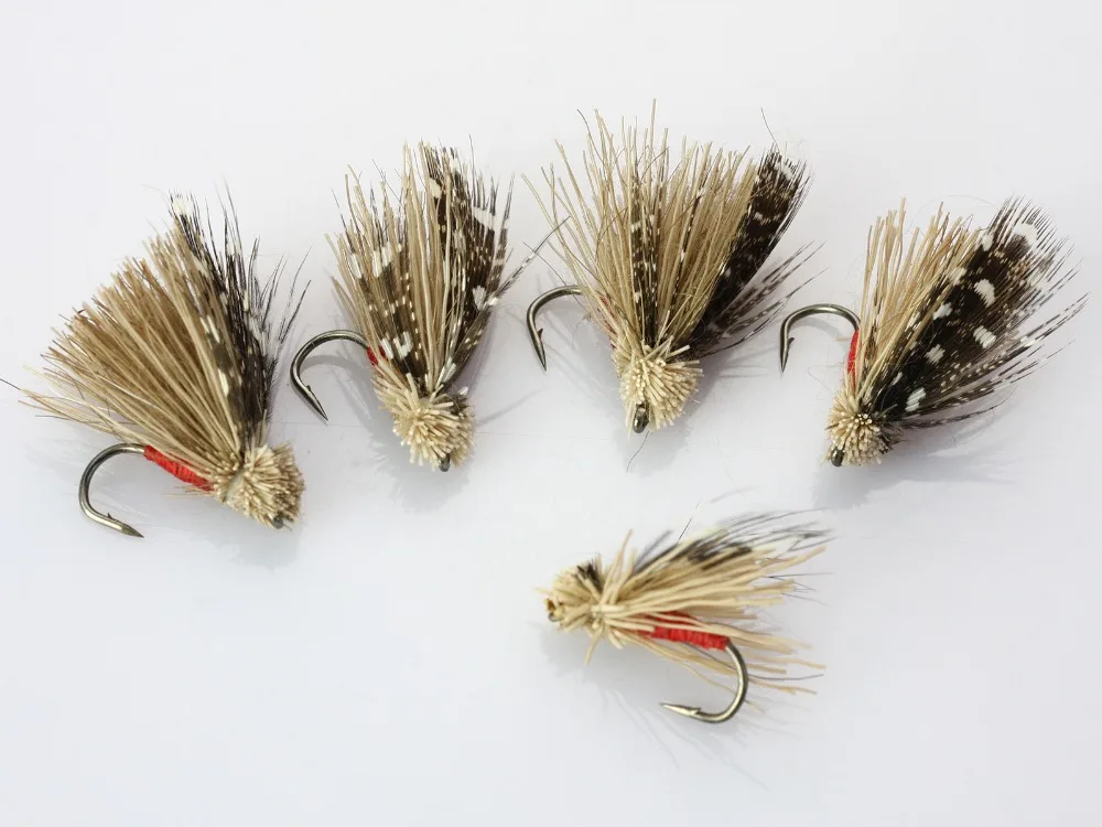 40 шт. крыла лося Caddis Сухих Мух приманки на форель для ловли нахлыстом|lure light|lure