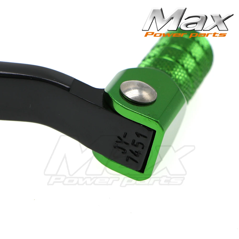 Зелёный переключатель передач с ЧПУ для мотоцикла KX250F 2009 2010 2011 2012 2013 2014 2015