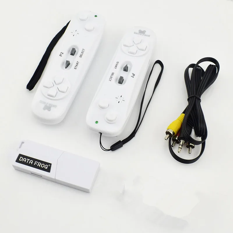 Белый Беспроводная USB консоль, встроенная в 620 году, Классическая игровая консоль, поддержка ТВ-выхода, двойные ручные геймпады - Цвет: Белый