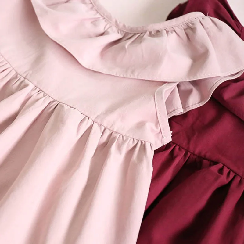 Летнее платье с бантом для девочек праздничные платья рукавами-крылышками