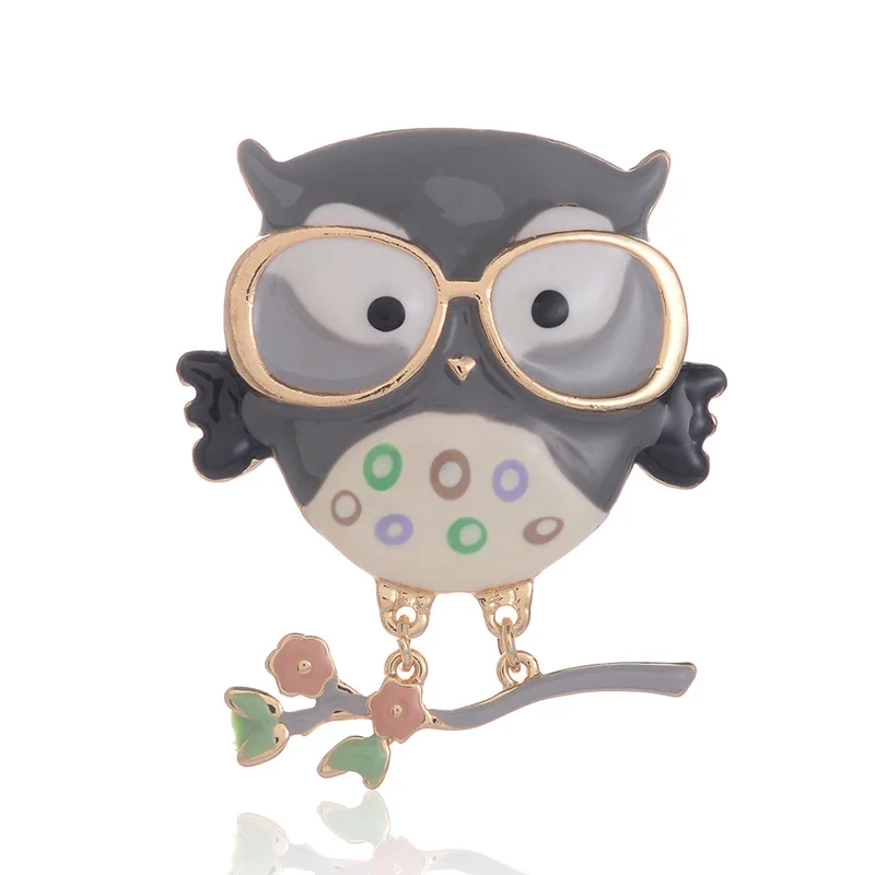 Эмалированные модные броши для девочек булавки из цинкового сплава женщин