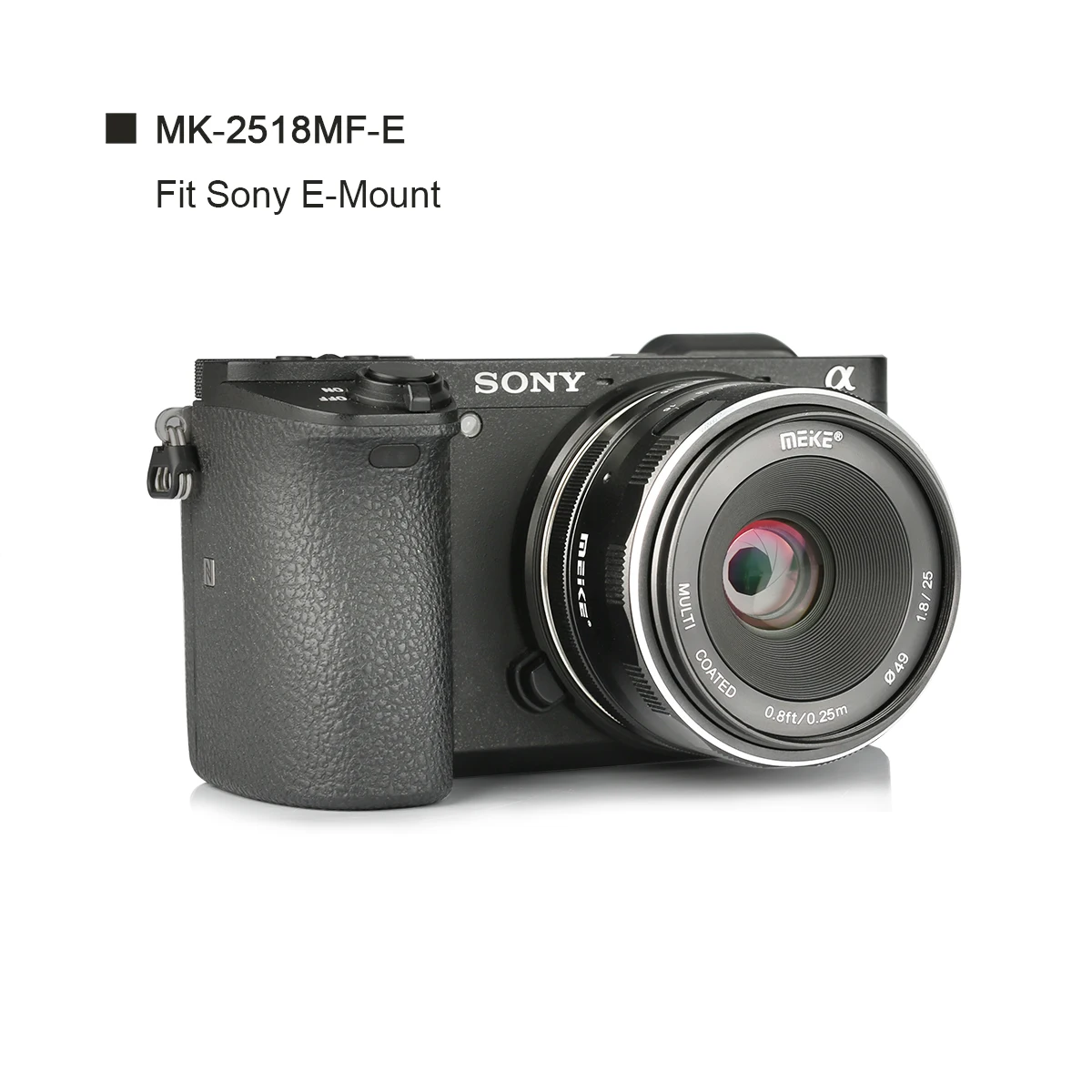 Объектив Meike для камеры 6 5 мм F2.0 ультра-широкий объектив рыбий глаз EOS NEX FX NIKON M4/3