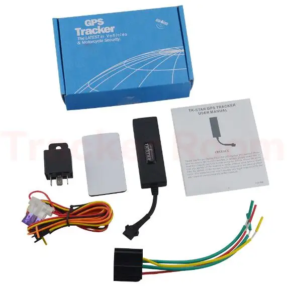 With box Пожизненная отслеживающая мини-машина gps трекер дистанционно режущая DC10V-80V двигателя мотоцикла GSM локатор TK806 в реальном времени ACC оповещение - Цвет: With box