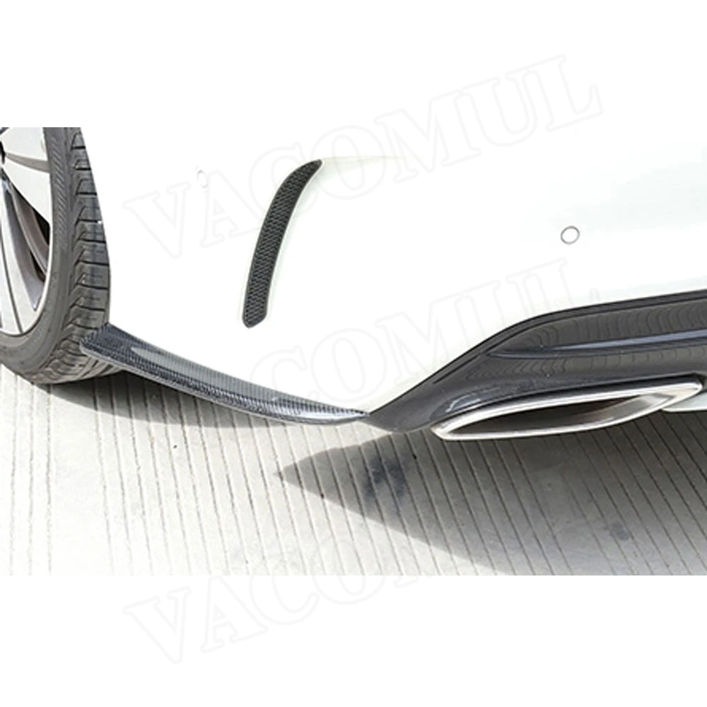 Сплиттеры для заднего бампера из углеродного волокна Mercedes Benz CLA Class W117 C117 CLA45 AMG 2013