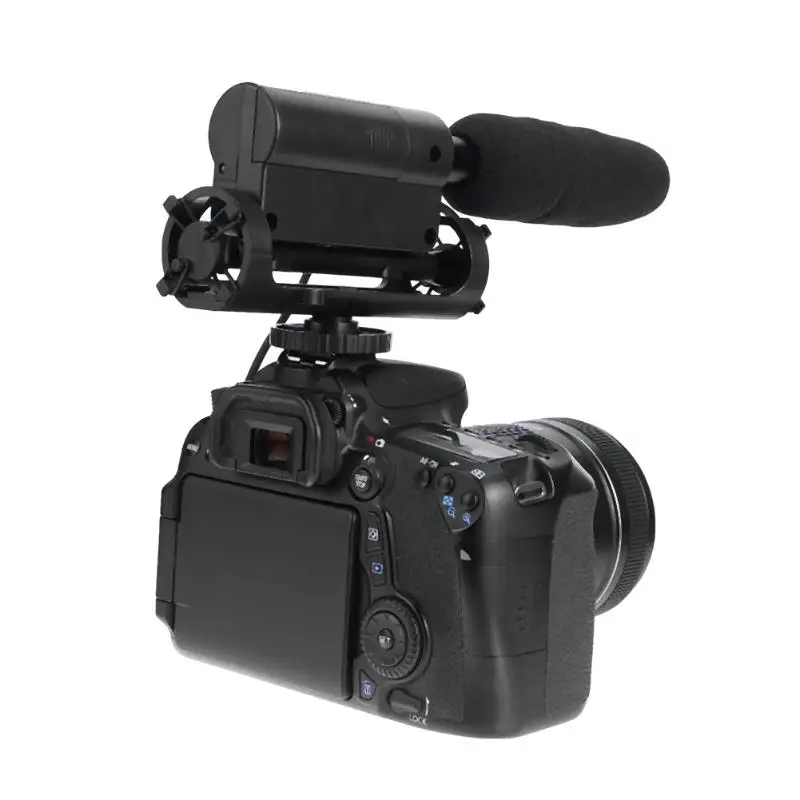

Alloyseed Universal For Cameras Shooting Sound Recording DSLR Camera External Microphone Professional Wired Condenser Camera Mic