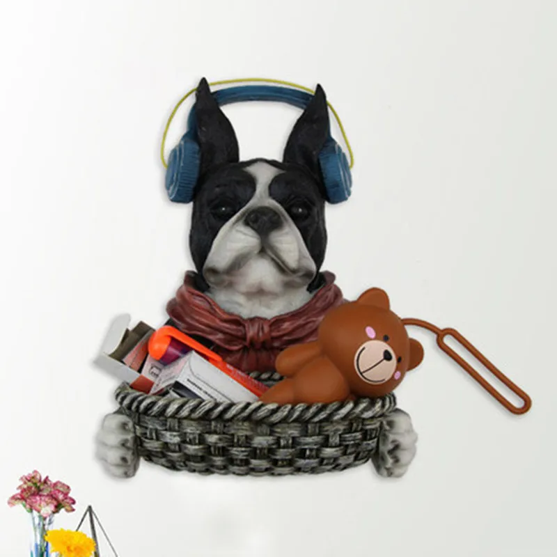 

Creative Headset Dog Hangings Head Wall Decoration Living Room Television Walls Toilet Decor Business Gift M579