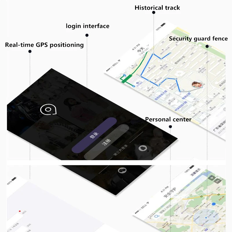 Gps трекер автомобильное зарядное устройство GSM wifi lbs отслеживание голоса в