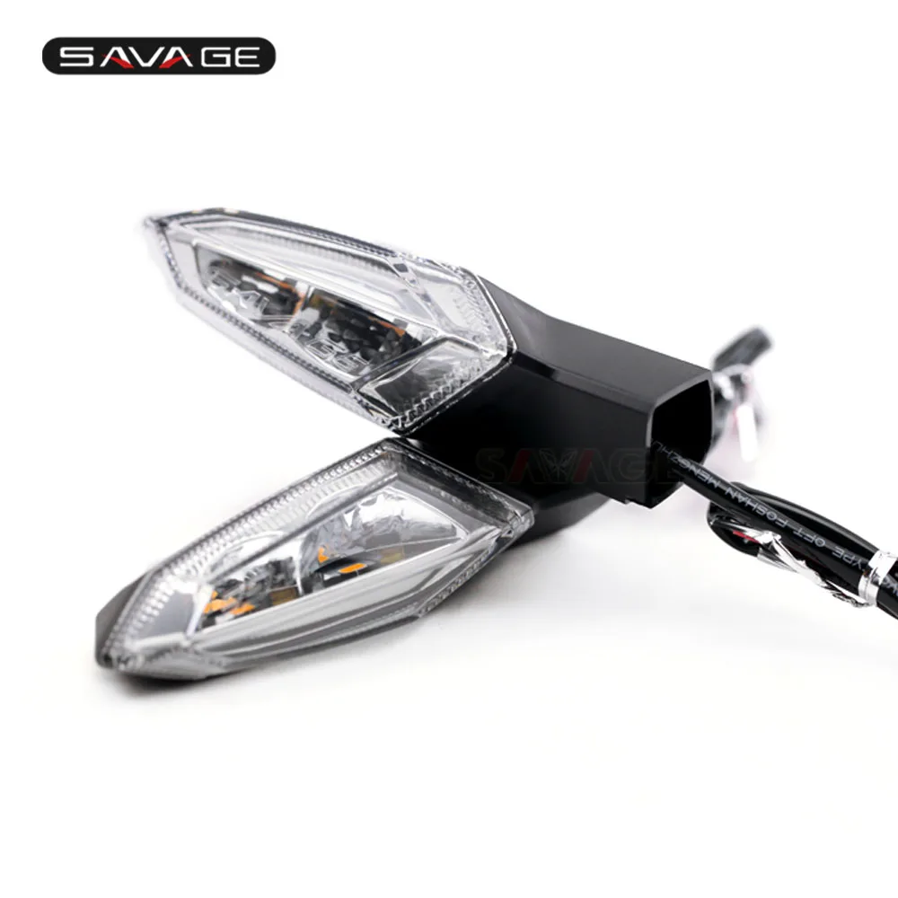 Светодиодный индикатор поворотов для HONDA CBF190 CB190X CB190R 17 CB190 R/X CBF 190 аксессуары для мотоциклов мигалка светильник - Цвет: Clear