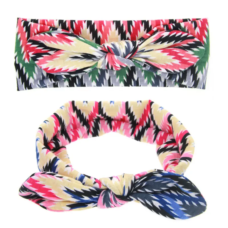 Повязка на голову из хлопка с бантом 1 шт. |