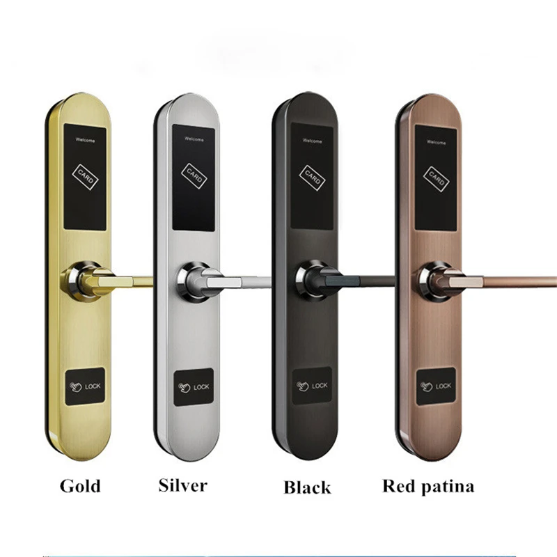 Цифровой RFID отель ключ карты замок двери электронный БЕСКЛЮЧЕВОЙ дверной