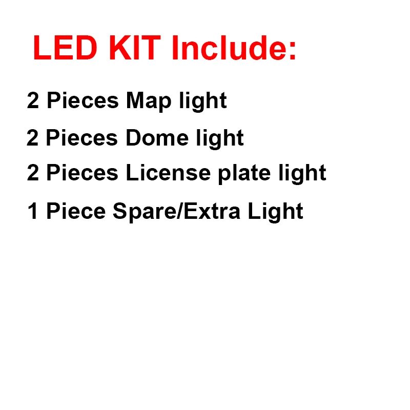 Cawanerl Auto 5630 SMD LED Bulb Kit Package White For 2006-2010 Dodge Charger Car Interior Dome Map License Plate Light | Автомобили и