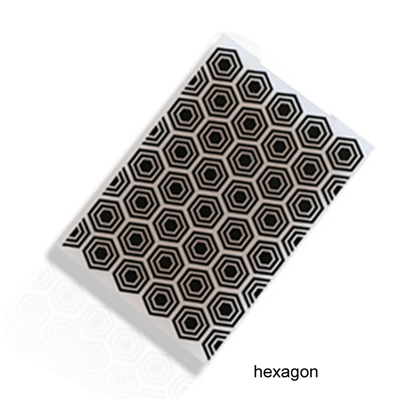 hexagon Пластиковый шаблон Свадьба Рождество серии бумажные карты Ремесло карты изготовление помадки форма для украшения торта Bump пластиковая папка для тиснения - Цвет: hexagon